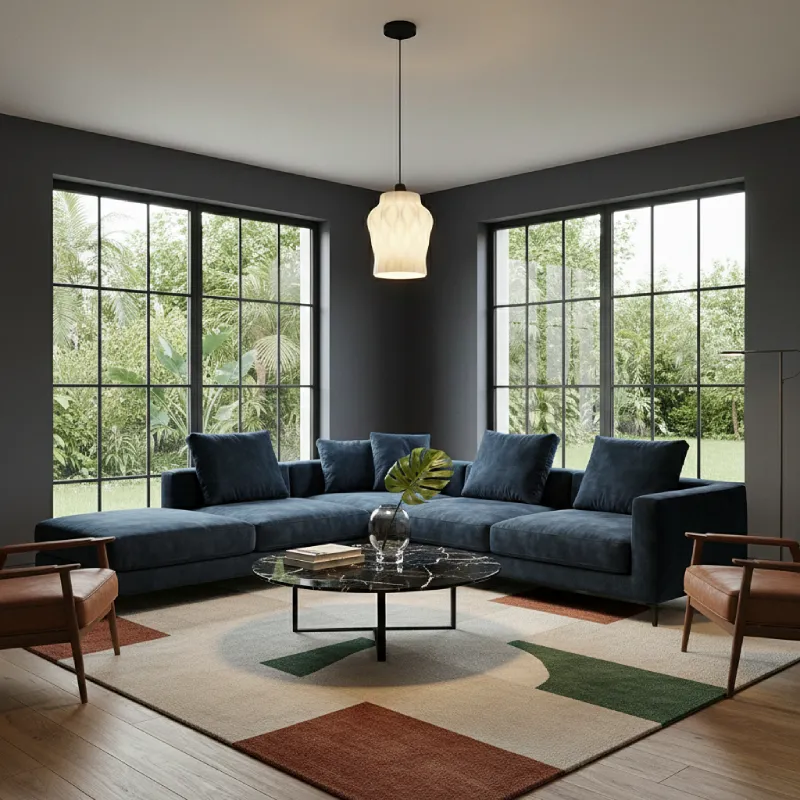 Persia pendant light in a modern living room